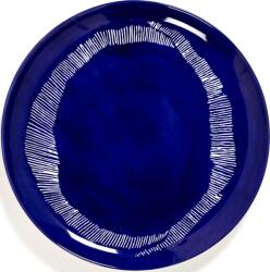 Serax Farfurii de masă Feast, 26, 5 cm, albastru închis-alb, set de 2 buc (B8921006A)