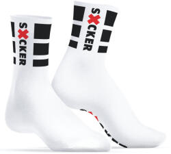 SneakXX Sucker SneakXX - stílusos fehér zoknik érzékien elegáns kivitelben