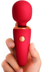  Mini Wand - 10 cm-es, krémes vibráló masszírozó piros