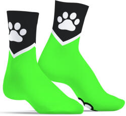 Kinky Puppy Socks Paw Kinky - érzéki zöld kutyás zokni