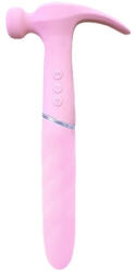 FUKR Sweet Hammer - vibráló dildó, 17 cm, rózsaszín