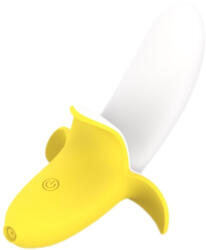 AnalTech Hola Banana - vibráló dildó, 8 x 3 cm