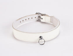  Patent Leather with Lamb Leather Backing White