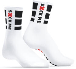 SneakXX Suck Me SneakXX - érzéki fehér zoknik