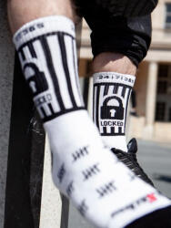 Sk8erboy Prémium White LOCKED Sk8erboy zokni - stílus és kényelem