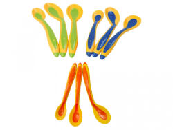 Baby Bruin puha peremű etetőkanál 3 db - zöld