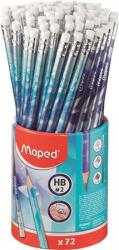 Maped Grafitceruza radírral, ceruzatartó, HB, háromszögletű, MAPED Arctic jégvilág , 72 db (851827) - fodicoaruhaz