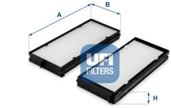 UFI Filtru, aer habitaclu UFI 53.333. 00 (53.333.00)