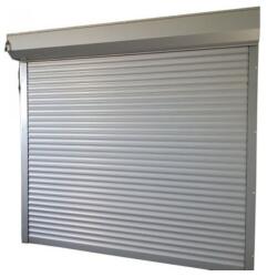 Casa Deco Logistics Usa de garaj tip rulou aluminiu lamela 55 mm cu motor si telecomanda gri antracit