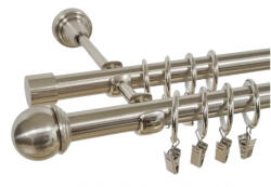 Casa Deco Logistics Galerie dubla - TODI MAX 19/19 -dubla - inox Suport draperie