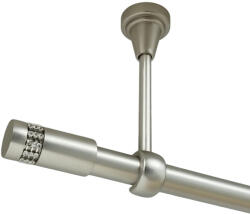 Casa Deco Logistics Galerie simpla prindere tavan fara inele xantos 19 mm crom mat Suport draperie