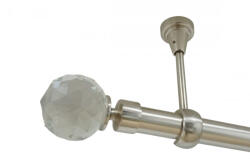 Casa Deco Logistics Galerie fara inele tavan kula crystal 25 mm inox Suport draperie