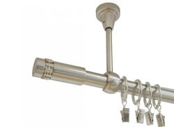 Casa Deco Logistics Galerie simpla prindere tavan xantos 19 mm inox Suport draperie