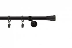 Casa Deco Logistics Galerie SIMPLA PRINDERE PERETE 19 mm BASIC NEGRU Suport draperie
