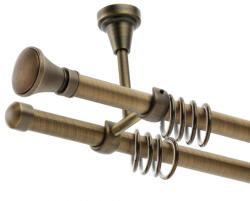 Casa Deco Logistics Galerie dubla tavan Prince patyna 19mm/19mm Suport draperie