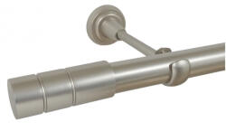 Casa Deco Logistics Galerie fara inele CYLINDRU/25 - crom mat Suport draperie