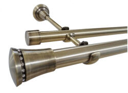 Casa Deco Logistics Galerie fara inele BOSTON - 25/19 - aur antic Suport draperie
