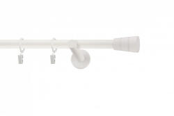 Casa Deco Logistics Galerie SIMPLA PRINDERE PERETE PICIOR UNIVERSAL 19 mm BASIC ALB Suport draperie