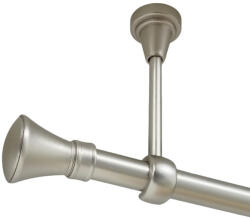 Casa Deco Logistics Galerie simpla prindere tavan fara inele prince 19 mm crom mat Suport draperie