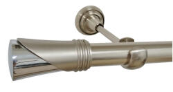 Casa Deco Logistics Galerie fara inele DUNCAN/25 - INOX Suport draperie