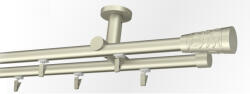 Casa Deco Logistics Galerie dubla PRINDERE TAVAN suport universal TEAVA PROFIL -SEVILLA /19 -CROM MAT Suport draperie