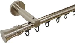 Casa Deco Logistics Galerie simpla prindere perete teava profil 19 mm carter inox Suport draperie