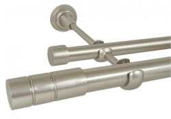 Casa Deco Logistics Galerie fara inele CYLINDRU - 25/19 - crom mat Suport draperie