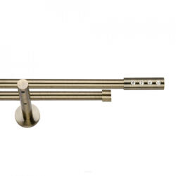 Casa Deco Logistics Galerie dubla ALLURE PICIOR UNIVERSAL- dubla fara inele 19/19 - AUR ANTIC Suport draperie