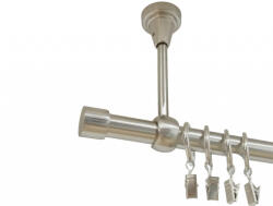 Casa Deco Logistics Galerie simpla prindere tavan capacel 19 mm inox Suport draperie