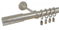 Casa Deco Logistics Galerie SIMPLA PRINDERE PERETE 25 MM -CYLINDRU - crom mat Suport draperie
