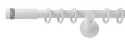 Casa Deco Logistics Galerie SIMPLA PRINDERE PERETE PICIOR UNIVERSAL 19 mm XANTOS ALB Suport draperie