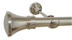 Casa Deco Logistics Galerie simpla fara inele LUXOR /25 - INOX Suport draperie