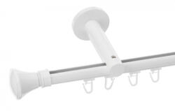 Casa Deco Logistics Galerie simpla Prince profil alb lucios 19mm Suport draperie