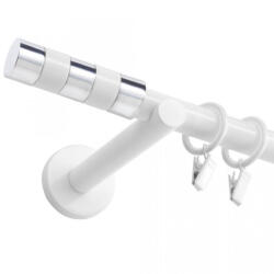 Casa Deco Logistics Galerie SIMPLA CILINDRU INOX PRINDERE PERETE 19 MM ALBA Suport draperie