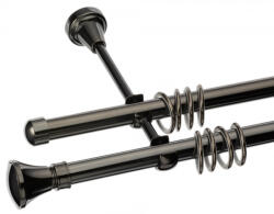 Casa Deco Logistics Galerie dubla Prince onyx 19mm/19mm Suport draperie