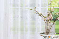 MENDOLA Perdea Cu Rejansa Mendola Zina Alb T01