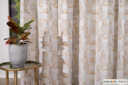 MENDOLA Draperie Cu Rejansa Mendola Belluno Galben T01