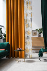 MENDOLA Draperie CU REJANSA CATIFEA MENDOLA CASTELLANO MUSTAR 08
