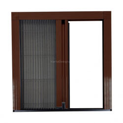  Plasa tantari / Plasa insecte, tip plisse tamplarie maro