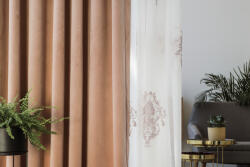 MENDOLA Draperie CU REJANSA CATIFEA MENDOLA CASTELLANO ROZ 24