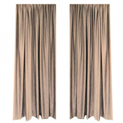 Casa Deco Logistics Set Draperie Soft Uni Semi Opaca Cu Rejansa De 8 Cm Bej