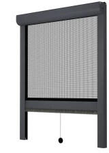  Plasa tantari / Plasa insecte, tip rulou, din aluminiu, antracit