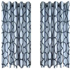Casa Deco Logistics SET Draperie W4810 D2 cu inele capse inox