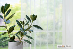 MENDOLA Perdea Cu Rejansa Mendola Leaf Turcoaz T70