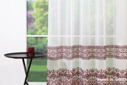 MENDOLA Perdea Cu Rejansa Mendola Dor Rosu T02