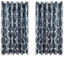 Casa Deco Logistics SET Draperie W4810 D1 cu inele capse inox