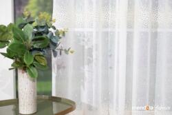 MENDOLA Perdea Cu Rejansa Mendola Rosada Crem T08