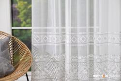 MENDOLA Perdea Cu Rejansa Mendola Dor Alb T01