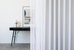 MENDOLA Draperie blackout MENDOLA cu rejansa ALB-GRI 101