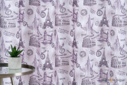 MENDOLA Draperie Cu Rejansa Mendola City Gri C2